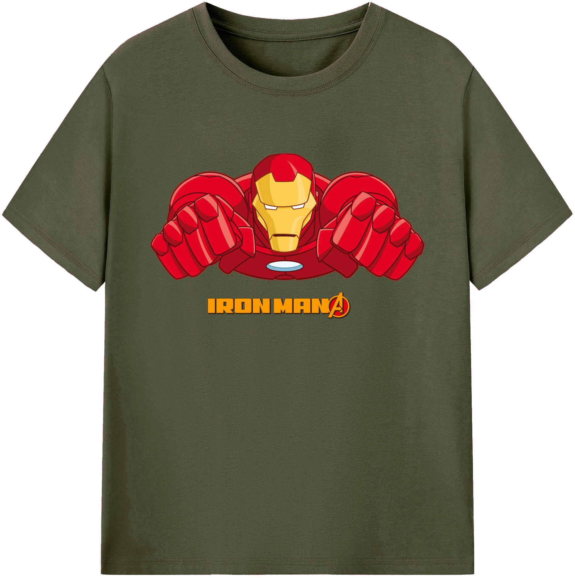 （画像用） アベンジャーズ The Avengers 綿100％ メンズ半袖Tシャツ｜肌触りやわらか＆通気性